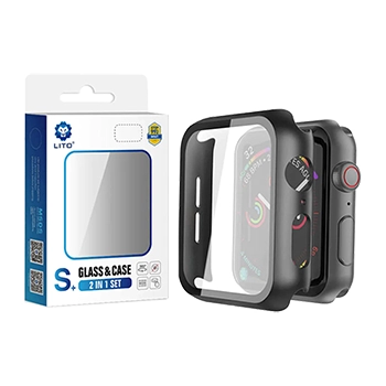 محافظ صفحه نمایش و قاب محافظ  لیتو مدل +S اپل واچ 41 میلی متر